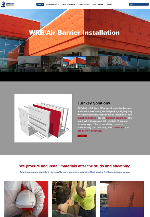 EXUSA homepage 
