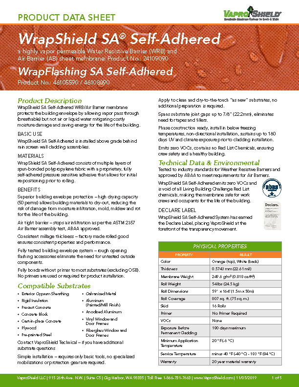 VS PDS WrapShieldSA 110519 Page 1